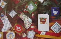Mini Christmas Stockings, Cards, Decorations & Gift Tags ~ Cross Sttich Charts