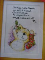 Wordsworth Cat: Stockings By the Fireside ~ Cross Stitch Chart