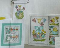 Easter Cards/Decorations ~ Six Cross Stitch Charts