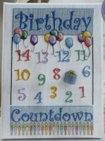 Birthday Countdown ~ Cross Stitch Chart