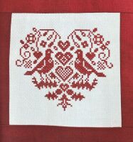 Traditional Bird Motif Sampler ~ Cross Stitch Chart