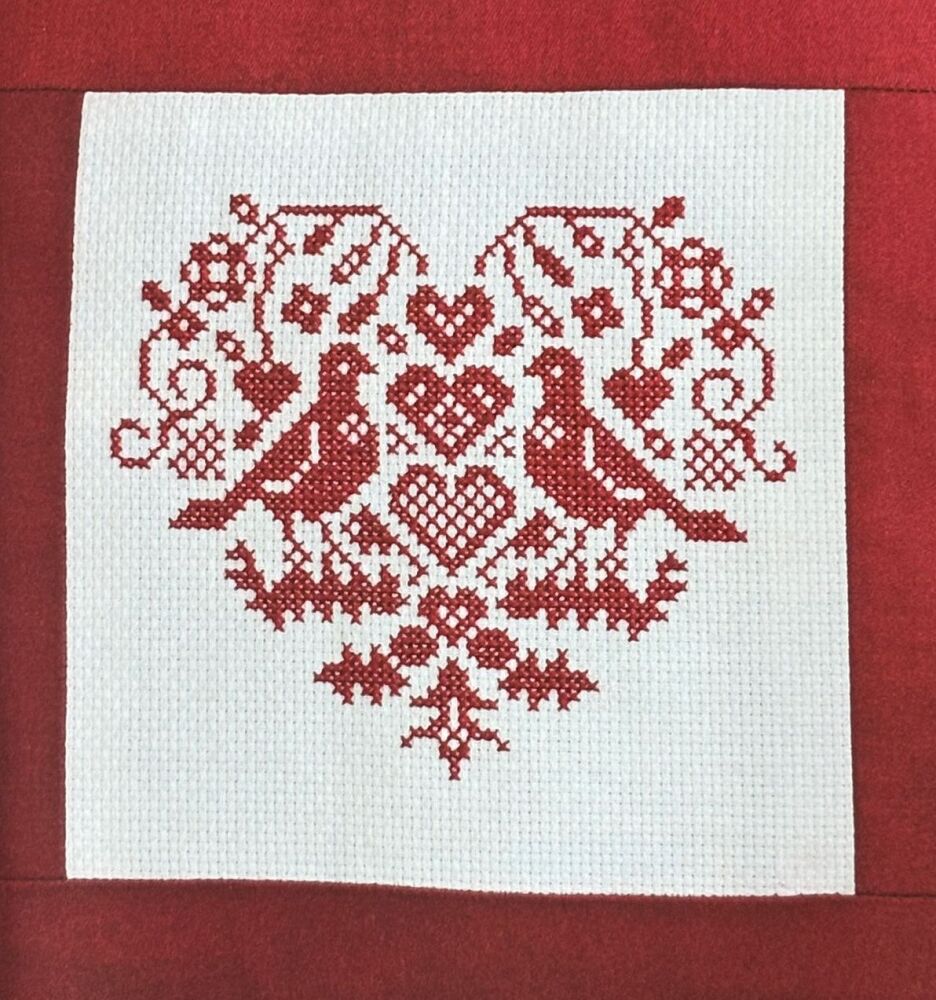 Traditional Bird Motif Sampler ~ Cross Stitch Chart