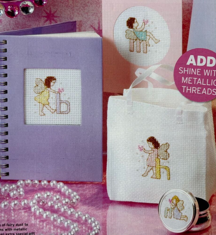 Tooth Fairy ABC Alphabet ~ 26 Cross Stitch Charts