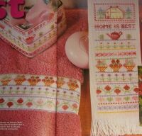 Home Is Best Band Sampler Bellpull ~ Cross Stitch Chart