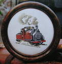 Steam Engine Train ~ Cross Stitch Chart