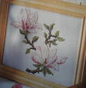 Magnolia Flower in Bloom ~ Cross Stitch Chart