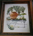Enchanted Garden with Large Urn Cross Stitch Chart