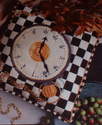 Chessboard & Pocket Watch Cushion ~ Needlepoint Pattern