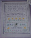 Spring Sampler with Daffodils ~ Cross Stitch Chart