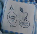 Embroidered Bathroom Motifs ~ Embroidery Patterns