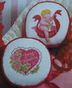 Valentine Cushions & Cards ~ Four Cross Stitch Charts