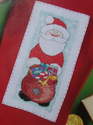 Christmas Santa with Sack Full of Presents ~ Cross Stitch Chart