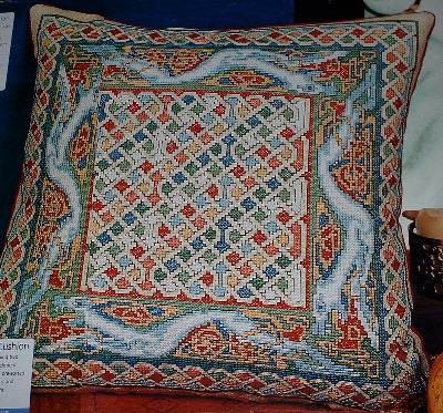Geometric Celtic Dog Cushion ~ Cross Stitch Chart