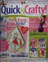 Quick & Crafty December 2008 Iss 54 Christmas Papercraft Mag FREE Gift