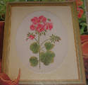 Geranium Flower Study ~ Embroidery Pattern