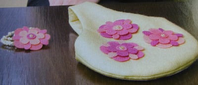 Felt Flower bag ~ Sewing Pattern