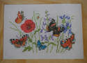 Butterflies & Wildflowers ~ Cross Stitch Chart