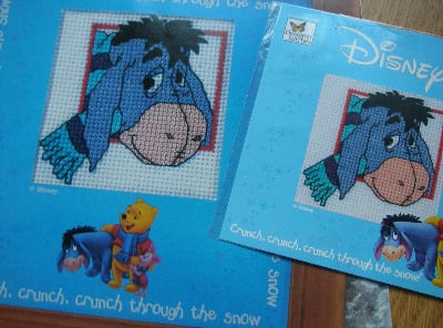 Designer Stitches: Eeyore ~ Mini Cross Stitch Kit