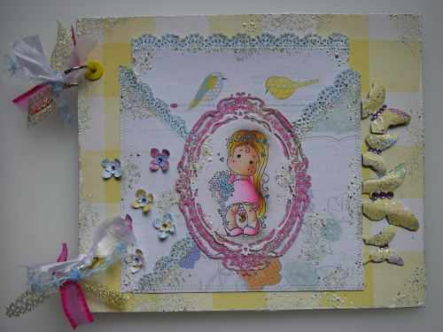*where flowers bloom* OOAK Handmade Scrapbook Photo Memory Album