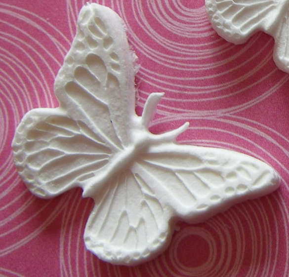 Martha Stewart Large Decorative Butterfly Paper Clay Embellishment