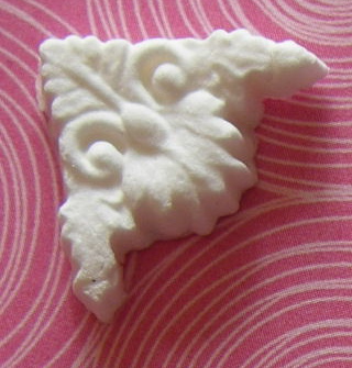 Martha Stewart Small Decorative Photo Corner Paper Clay Embellishments