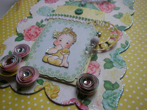 *so sweet* OOAK Handmade Baby Girl Photo Memory Album