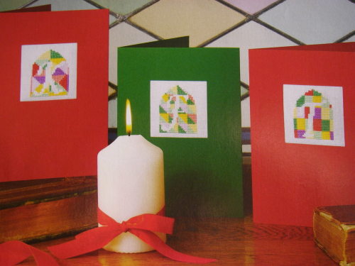 Stained Glass ABC Alphabet ~ Cross stitch Chart