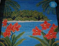 Tropical Paradise Island ~ Cross Stitch Chart 