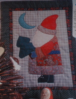 Father Christmas/Santa Claus Machine Applique Quilt Sewing Pattern