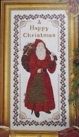 Victorian Father Christmas/Sant Claus ~ Cross Stitch Chart