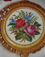 Permin: Antique Roses ~ Cross Stitch Chart