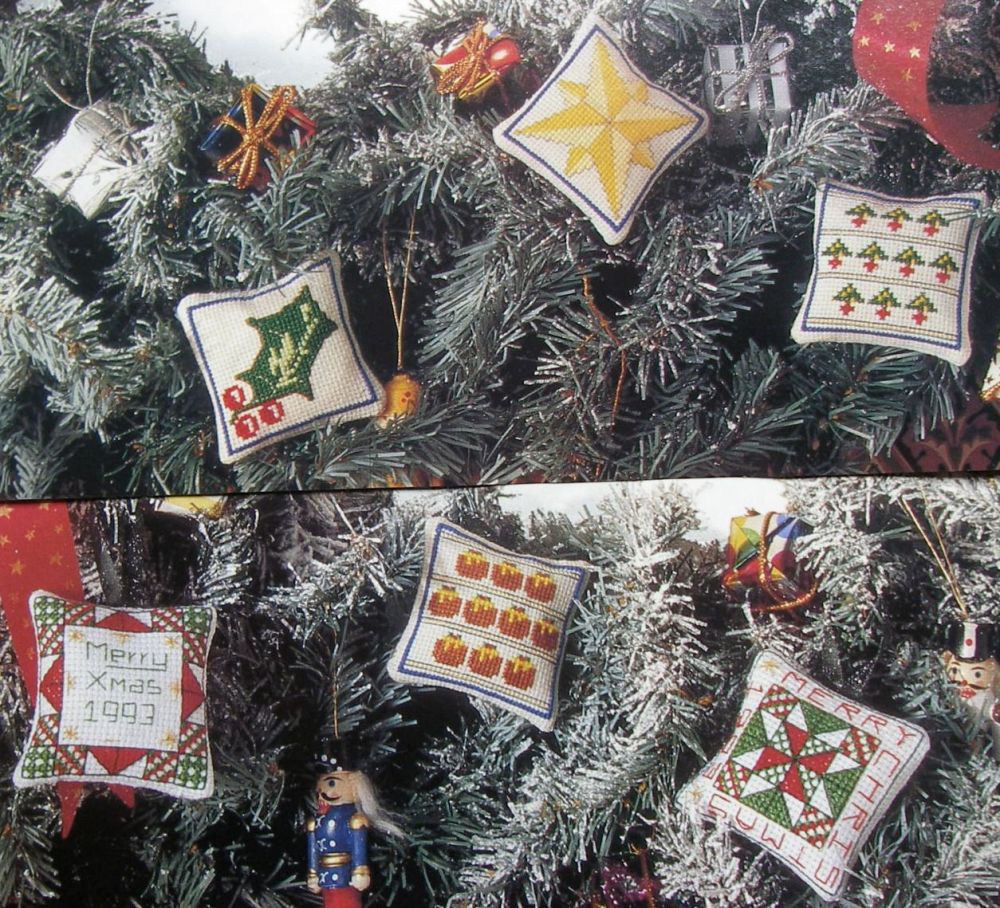 Six Christmas Cards/Decorations ~ Cross Stitch Charts