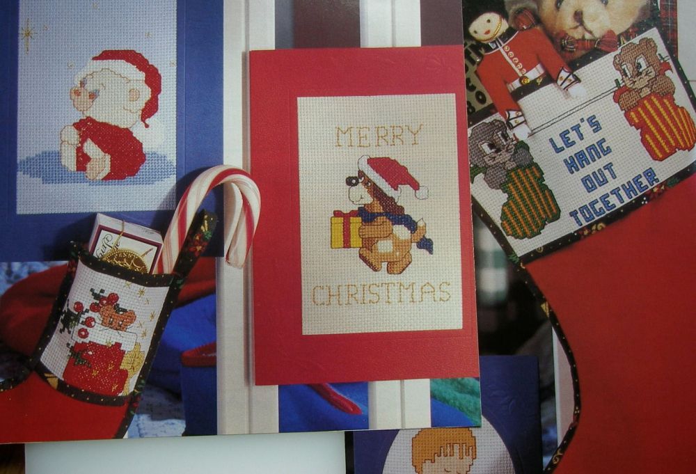 Christmas Cards & Stocking Bands ~ Five Cross Stitch Charts
