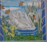 Swan On The River ~ Cross Stitch Chart