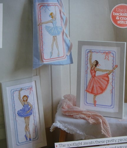 Three Pirouetting Ballerinas ~ Cross Stitch Charts