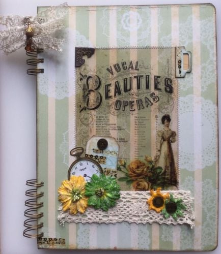 *vocal beauties from the operas* OOAK Handmade A4 Scrapbook Photo Memory Al