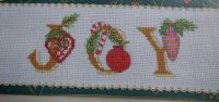 Christmas Evergreen Bough & Decorations ABC Alphabet ~ 26 Cross Stitch Charts