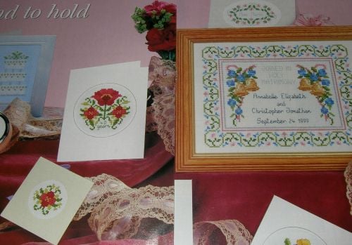 Eight Wedding Cards, tags, Sampler ~ Cross Stitch Charts