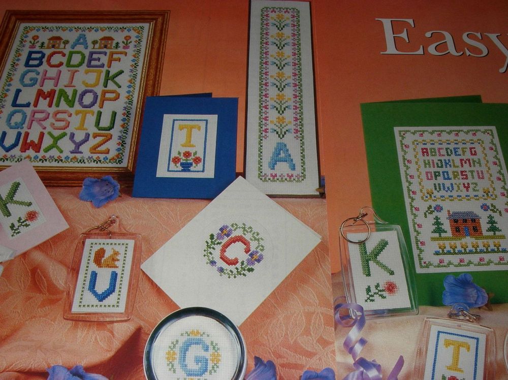Alphabet Cards & Samplers ~ Eight Cross Stitch Charts