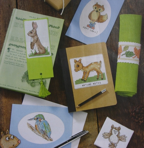 42 Woodland Animals, Birds & Foliage ~ Cross Stitch Charts