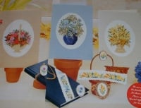 Floral Cards & Bandings ~ Cross Stitch Charts