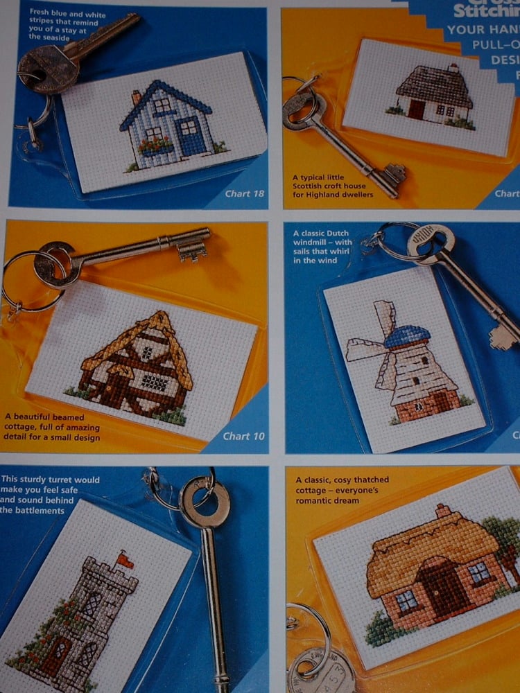 Buildings, Houses & Cottages ~ 25 Cross Stitch Charts