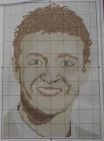 Justin Timberlake Celebrity ~ Cross Stitch Chart