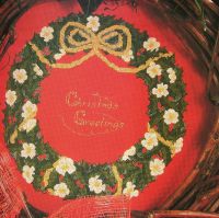 Festive Christmas Wreath ~ Cross Stitch Chart