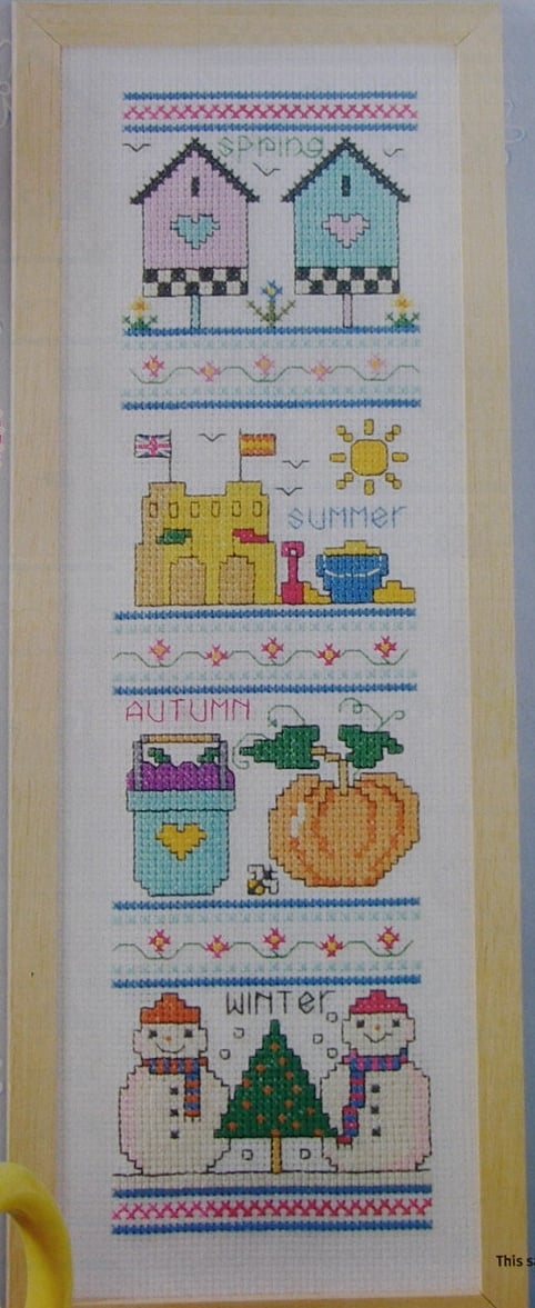 Four Seasons Sampler ~ Cross Stitch Charts