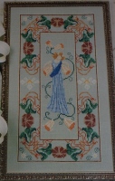 Art Nouveau Classical Lady ~ Cross Stitch Chart