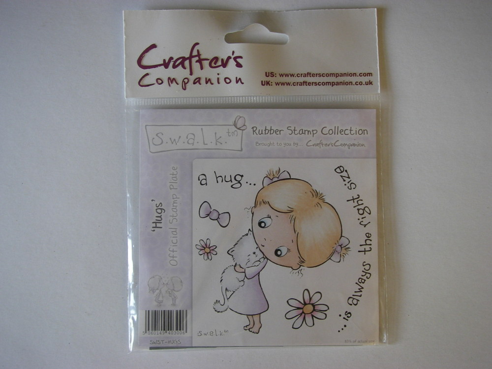 Crafter's Companion S.W.A.L.K. A Hug ... ~ Rubber Stamp