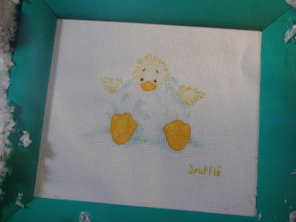 Duck in a Snowball ~ Cross Stitch Chart