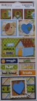 Bo Bunny: Pet Shop I love My Dog ~ Cardstock Stickers