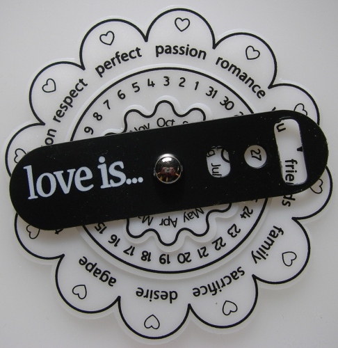 Maya Road: Calendar Turns Love Is ~ Sheer Embellishment